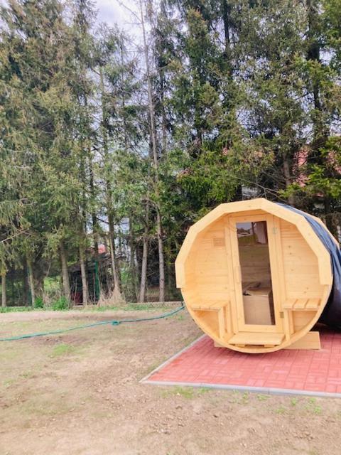 Kalinowy Sad Domki Z Jacuzzi I Sauna Миколайки Экстерьер фото