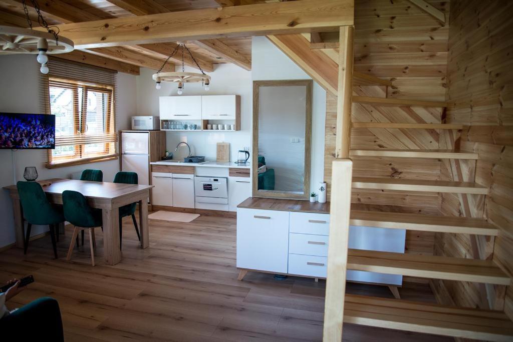 Kalinowy Sad Domki Z Jacuzzi I Sauna Миколайки Экстерьер фото